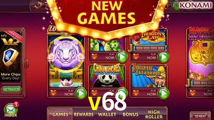 Jogos de mesa e apostas rápidas na v68